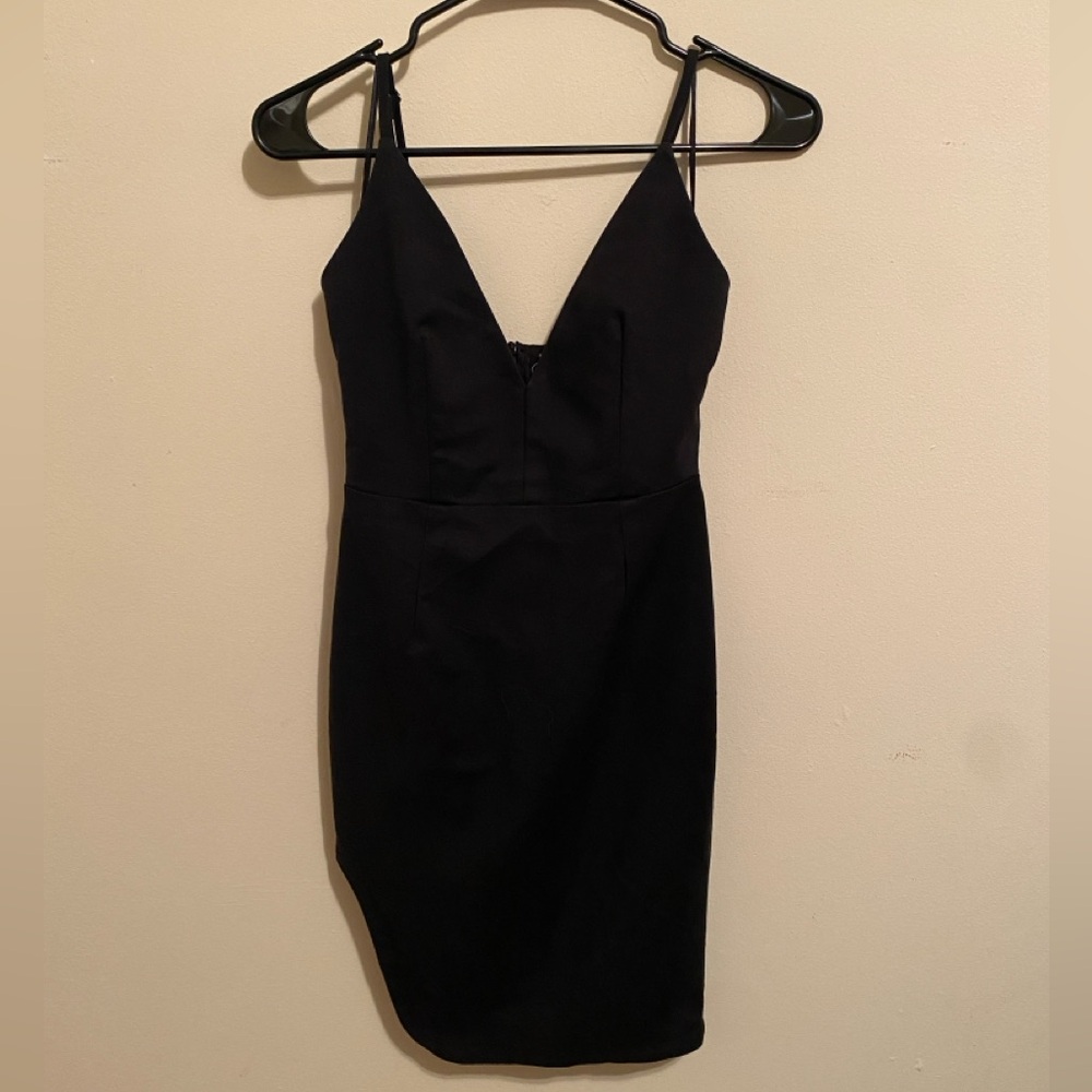 Faith in Love side scoop mini dress